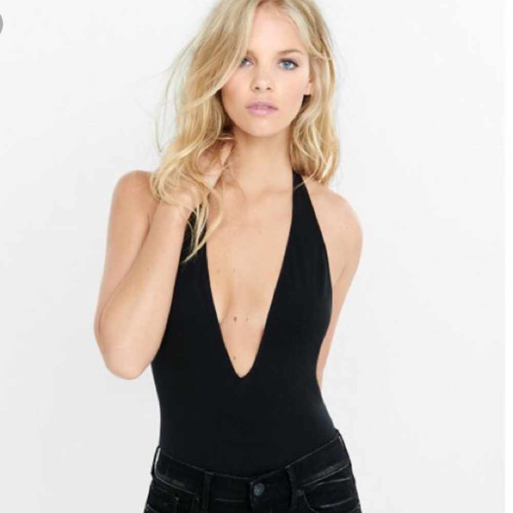 Victoria’s Secret deep V body suit